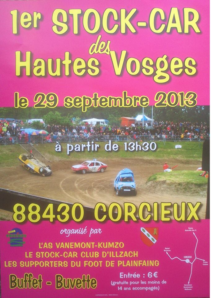Premier Stock Car des Hautes Vosges : 1500 visiteurs à Corcieux